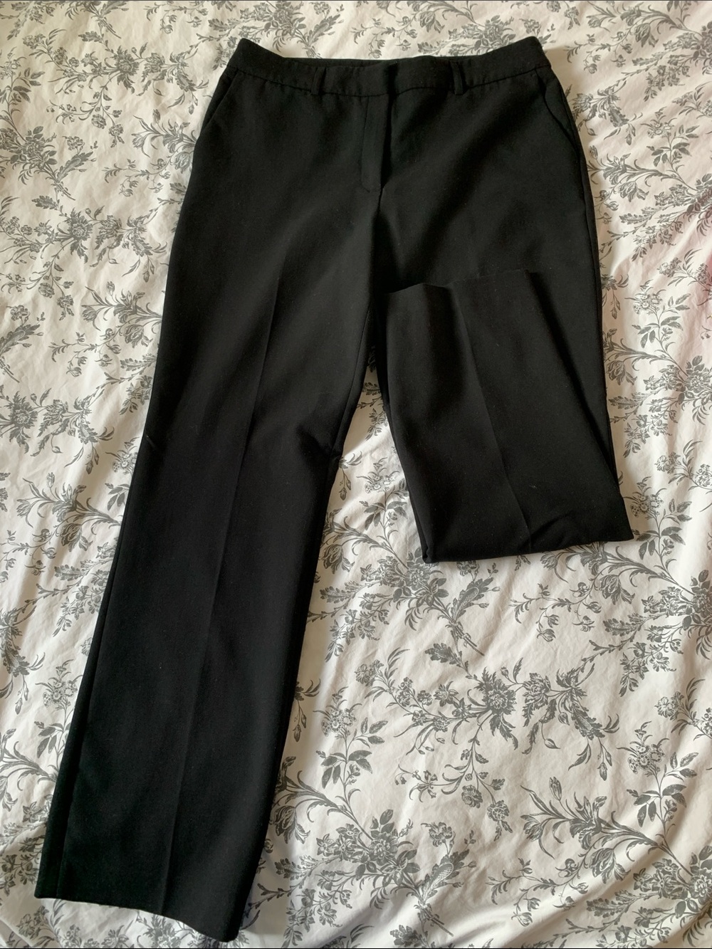 Hilary Radley Women's Black Dress Pants - Straight Leg